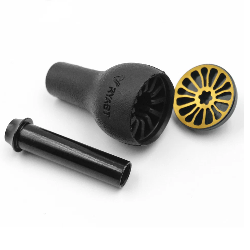 Shimano Reel Stradic - TPE zwarte knop, 27 mm, geschikt