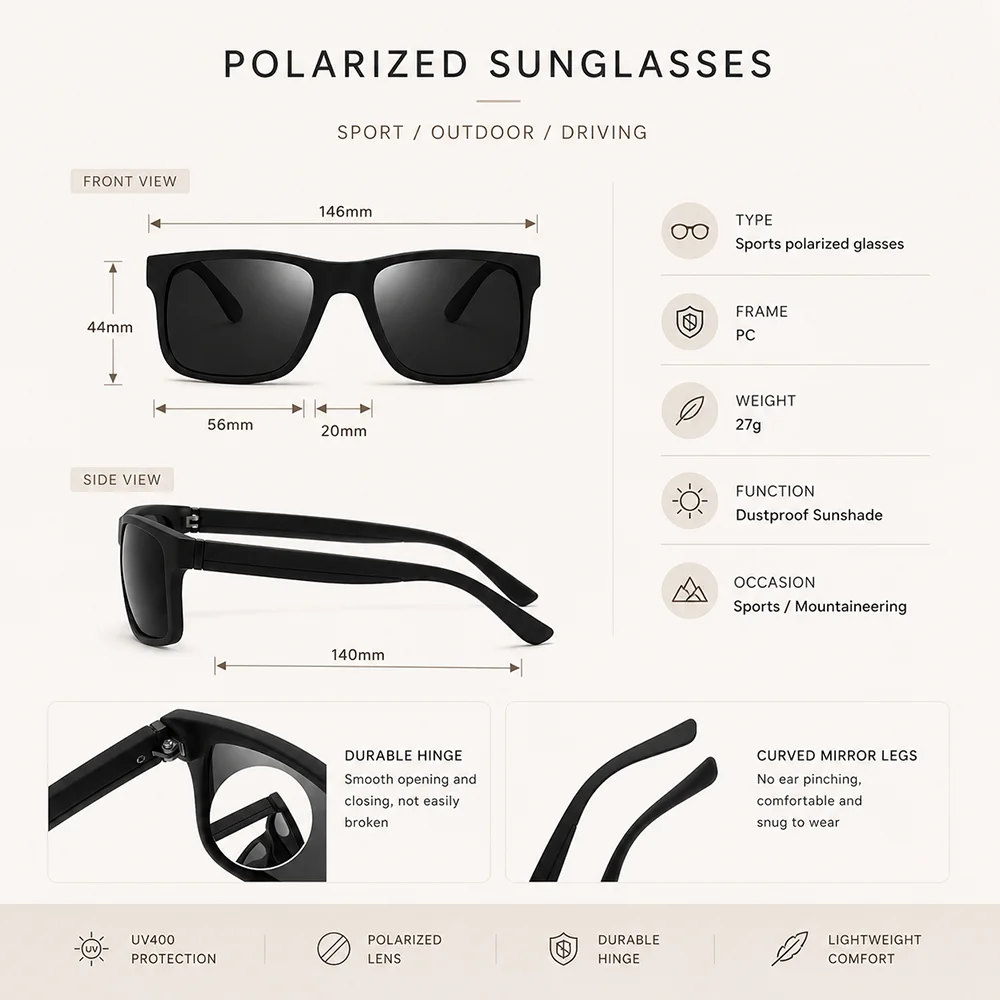 Nieuwe gepolariseerde zonnebri - Fishing Sunglasses Polarized recensie en prijs