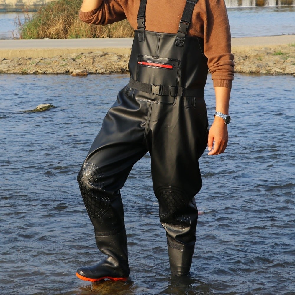 Handige PVC-vispak met dubbele - Fishing Pants Waterproof recensie en prijs